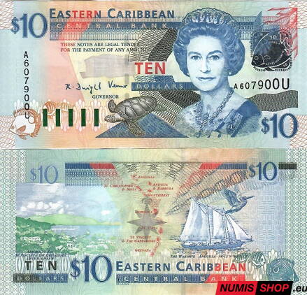 East Caribbean States - 10 dollars - 2003 - P43u - UNC