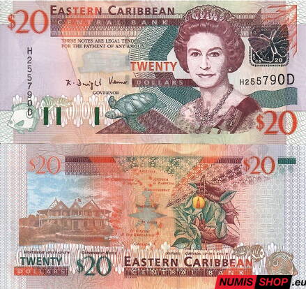East Caribbean States - 20 dollars - 2003 - P44d - UNC