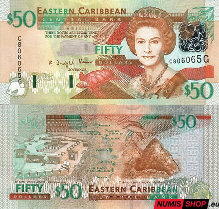 East Caribbean States - 50 dollars - 2003 - P45g - UNC