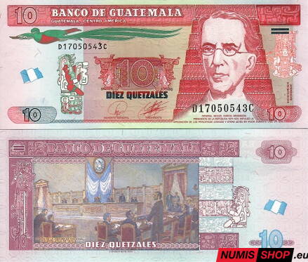 Guatemala - 10 quetzales - 2015 - UNC