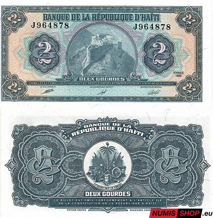 Haiti - 2 gourdes - 1990 - UNC