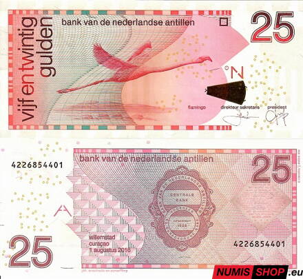 Holandské antily - 25 gulden - 2016 - UNC
