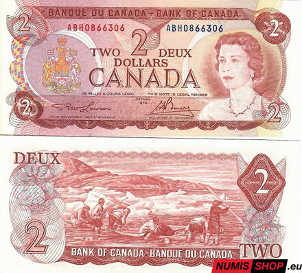 Kanada - 2 dollars - 1974 - UNC