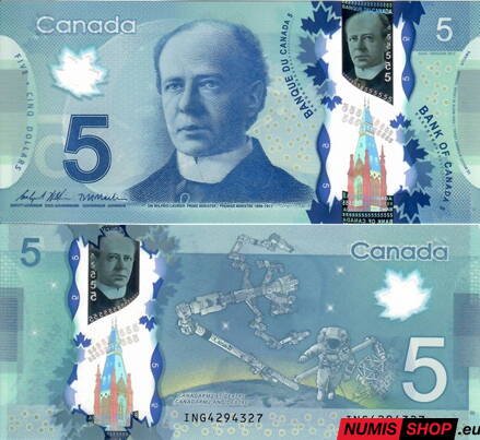 Kanada - 5 dollars - 2013 - polymer - UNC