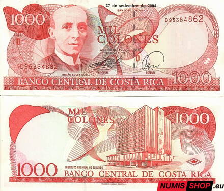 Kostarika - 1000 colones - 2004 - UNC