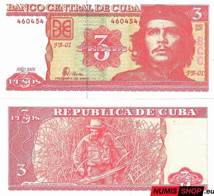 Kuba - 3 pesos - 2005 - UNC