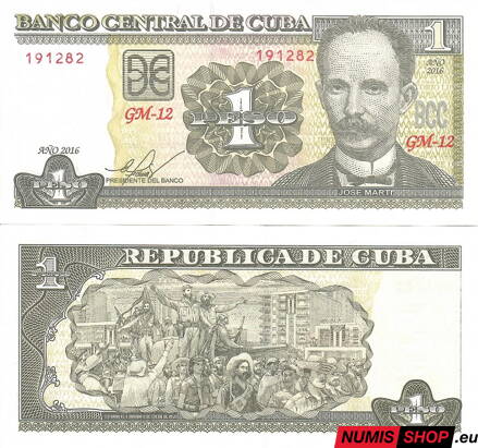 Kuba - 1 peso - 2016 - UNC