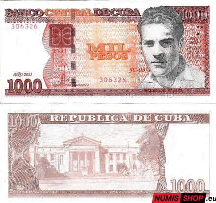Kuba - 1000 pesos - 2023 - UNC