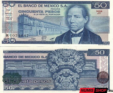 Mexiko - 50 pesos - 1981 - séria dY - UNC