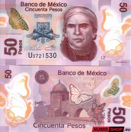 Mexiko - 50 pesos - 2017 - polymer - UNC