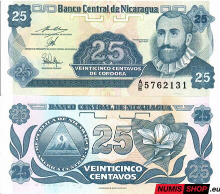 Nikaragua - 25 centavos - 1991 - UNC