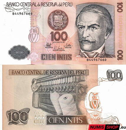 Peru - 100 intis - 1987 - UNC