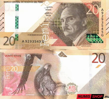 Peru - 20 soles - 2019 - UNC