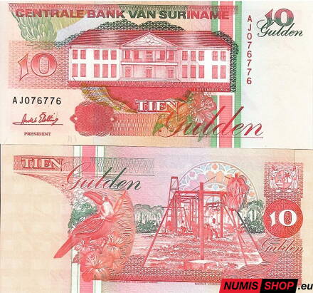 Surinam - 10 gulden - 1996 - UNC
