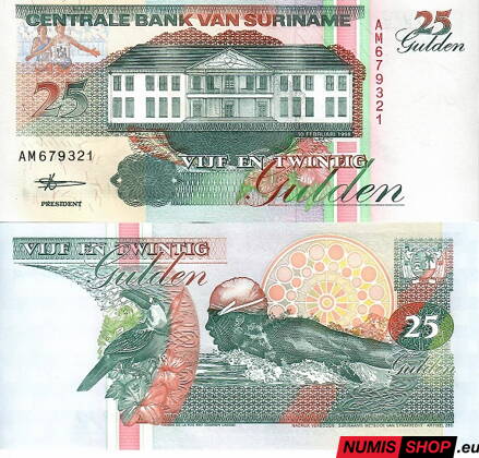 Surinam - 25 gulden - 1998 - UNC