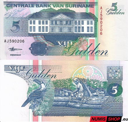 Surinam - 5 gulden - 1998 - UNC