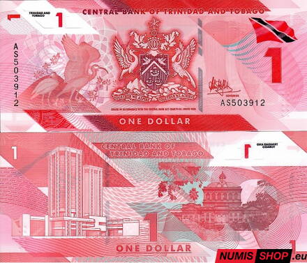 Trinidad a Tobago - 1 dollar - 2020 - polymer - UNC