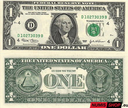 USA - 1 dollar - 2003 - D - UNC