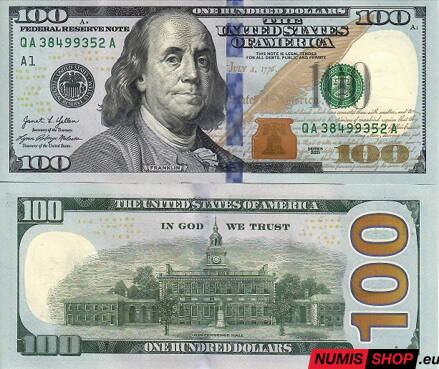 USA - 100 dollars - 2021 - A - UNC