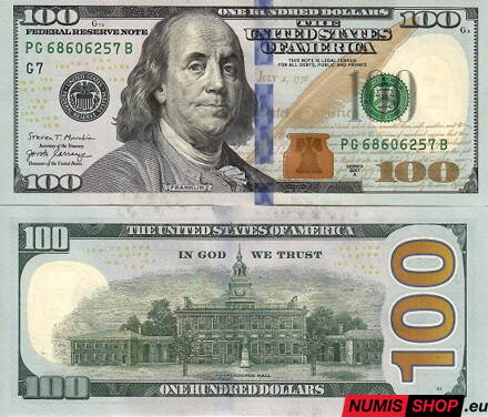 USA - 100 dollars - 2017A - G - UNC