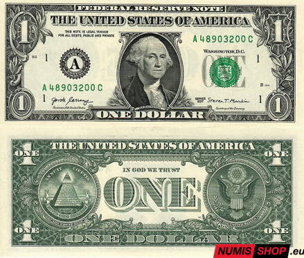 USA - 1 dollar - 2017 - A - UNC