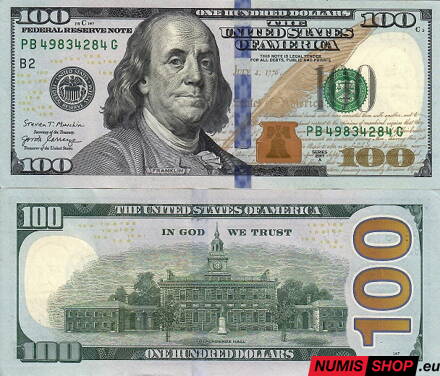 USA - 100 dollars - 2017A - B - UNC