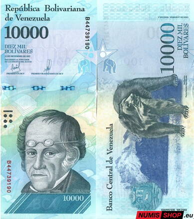 Venezuela - 10 000 bolívares - 2017 - UNC