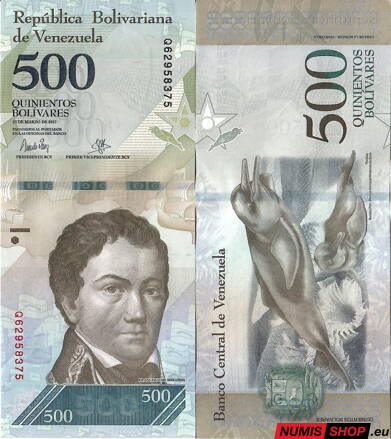 Venezuela - 500 bolívares - 2017 - UNC