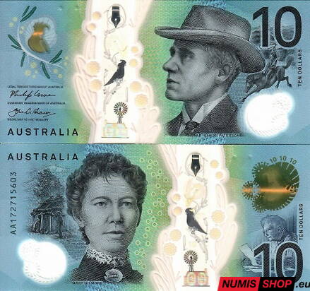 Austrália - 10 dollars - 2017 - polymer - UNC