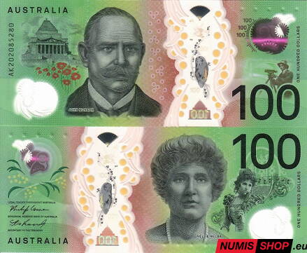 Austrália - 100 dollars - 2020 - polymer - UNC