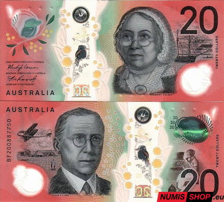 Austrália - 20 dollars - 2020 - polymer - UNC
