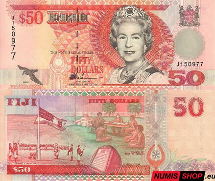 Fiji - 50 dollars - 1996 - UNC