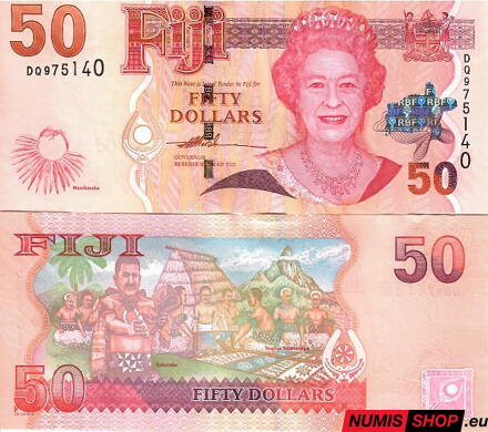 Fiji - 50 dollars - 2007 - UNC