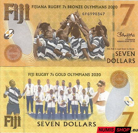 Fiji - 7 dollars commemorative - 2022 - UNC