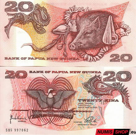 Papua Nová Guinea - 20 kina - 1998 - UNC