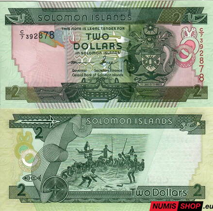 Šalamúnové ostrovy - 2 dollars - 2011 - UNC