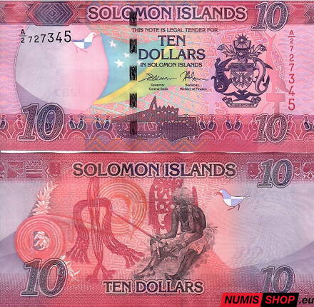 Šalamúnové ostrovy - 10 dollars - 2017 - UNC