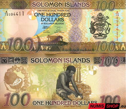 Šalamúnové ostrovy - 100 dollars - 2023 - UNC