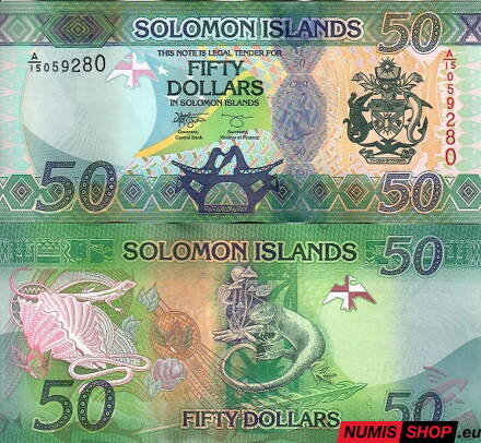 Šalamúnové ostrovy - 50 dollars - 2023 - UNC