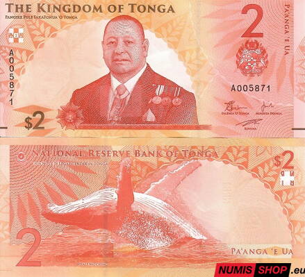 Tonga - 2 pa´anga - 2023 - UNC