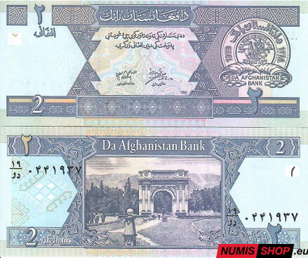 Afganistan - 2 afghanis - 2002 - UNC