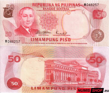 Filipíny - 50 piso - 1970 - UNC