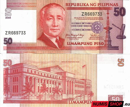 Filipíny - 50 piso - 2008 - UNC