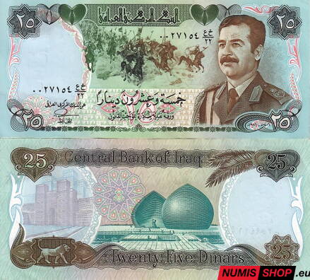 Irak - 25 dinárov - 1982 - XF