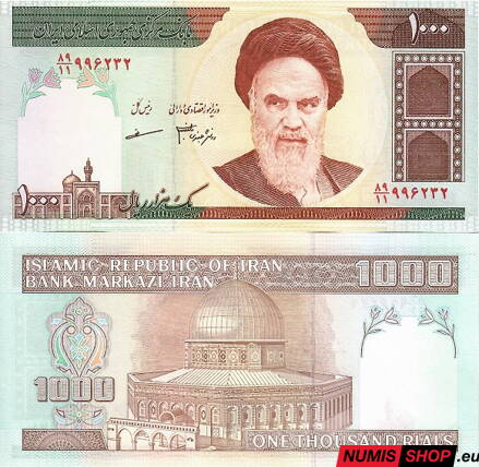 Irán - 1000 rialov 2007 - UNC