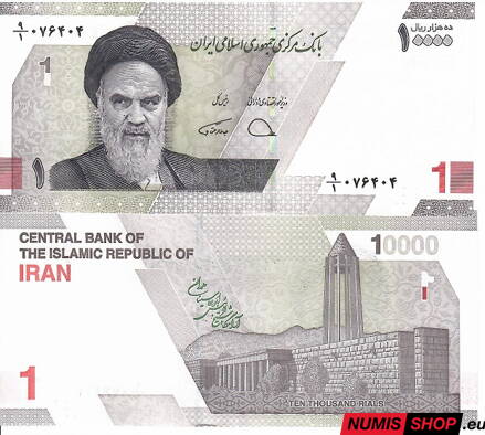 Irán - 10 000 rialov (1 toman) 2022 - UNC
