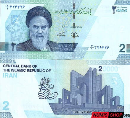 Irán - 20 000 rialov (2 tomans) 2022 - UNC