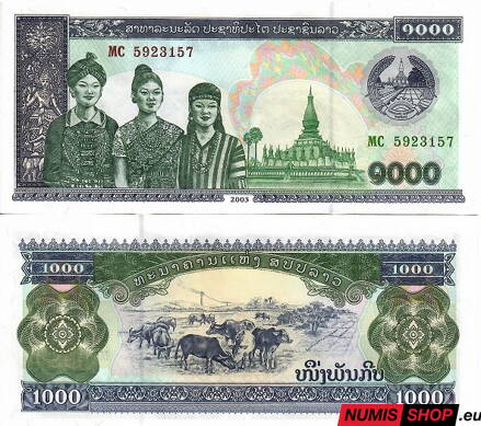 Laos - 1000 kip - 2003