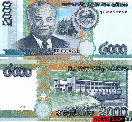 Laos - 2000 kip - 2011