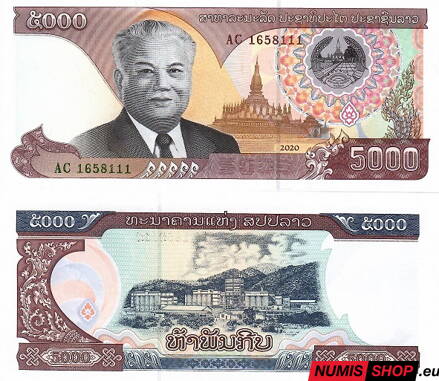 Laos - 5000 kip - 2020